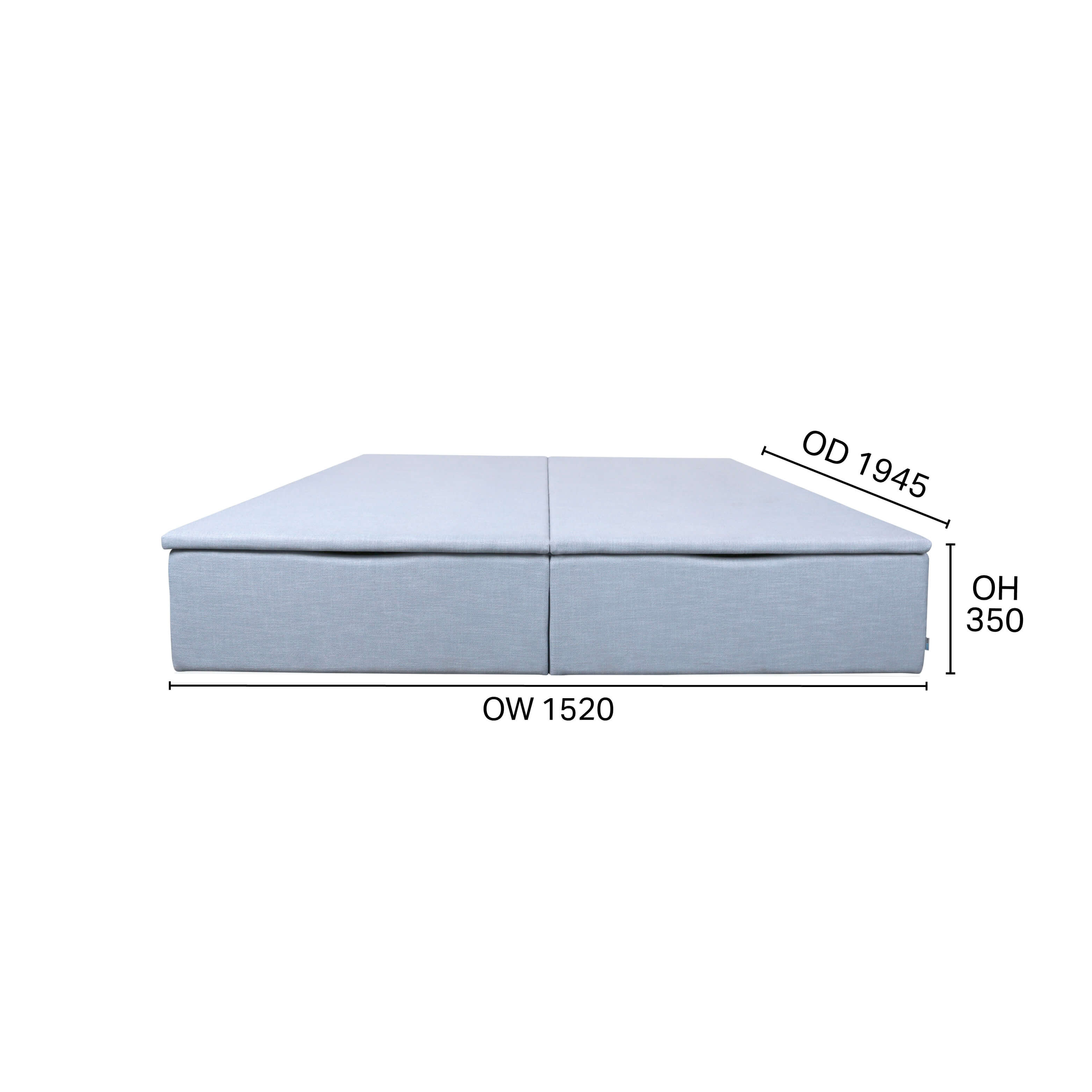 Ascot Bed Frame (Divan) - Queen